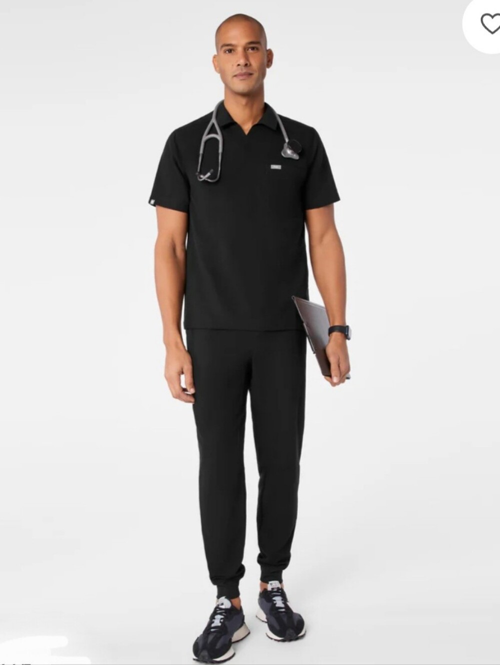 FIGS ARAD POLO  SCRUB TOP